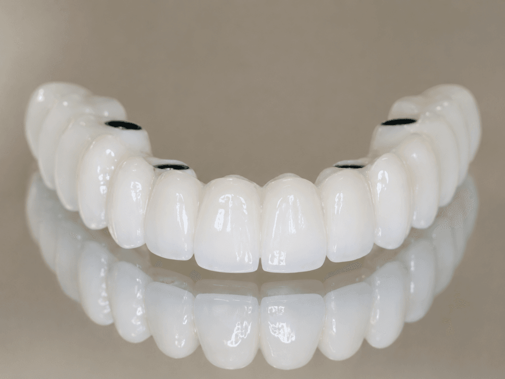 Paciente com sorriso natural após planejamento de protocolo dentário em Campinas com tecnologia digital na Freitas Odontologia.