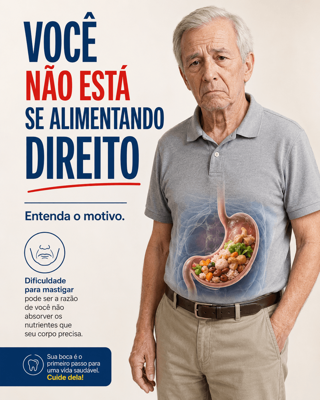 Dentadura antiga e avaliação para protocolo fixo em Campinas com Dr. Caio Peixoto na Freitas Odontologia.